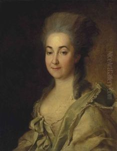 Portrait Of Agafokleia Aleksandrovna Poltoratskaia, Nee Shishkova (1737-1822) by Dimitri Gregoriovitc Levitsky
