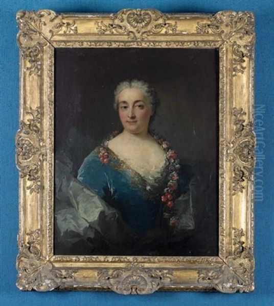 Portrait En Buste De Francoise Colombil - view 1