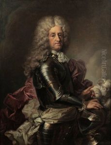 Portrait De Jacques Francois De Chastenet De Puysegur, Marechal De France by Robert Levrac-Tournieres