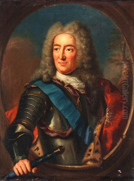Portrait Des Marie Eleonore Du Maine, Comte Du Bourg, Marechal De France Et Gouverneur D'alsace - view 1