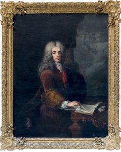 Portrait Presume De La Rochefoucault A Son Bureau