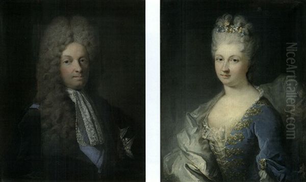 Portrait D'un Homme De Qualite (+ Portrait De Femme De Qualite; Pair) - view 1
