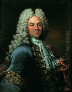 Portrait D'homme A La Veste Brodee Bleue Portrait D'homme A La Veste Brodee Bleue