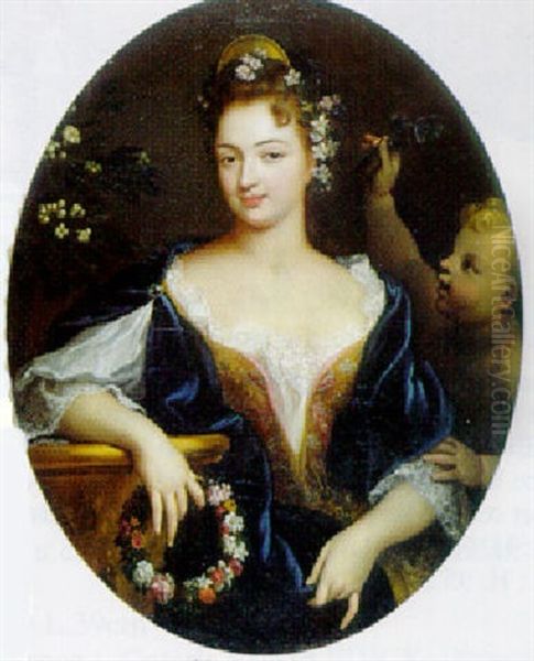 Portrait De Pauline De Grignan Au Moment De Son Mariage Avec Le Marquis De Simiane - view 1