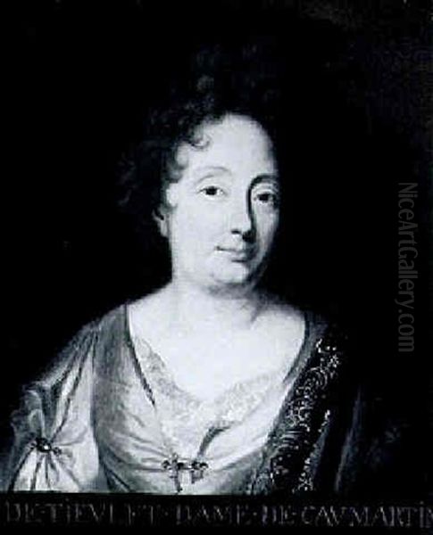 Portrait Of Commander Urbain Lefevre De Caumartin, Bust Length, Wearing Armor And A Fur-lined Red Velvet Cloak - view 1