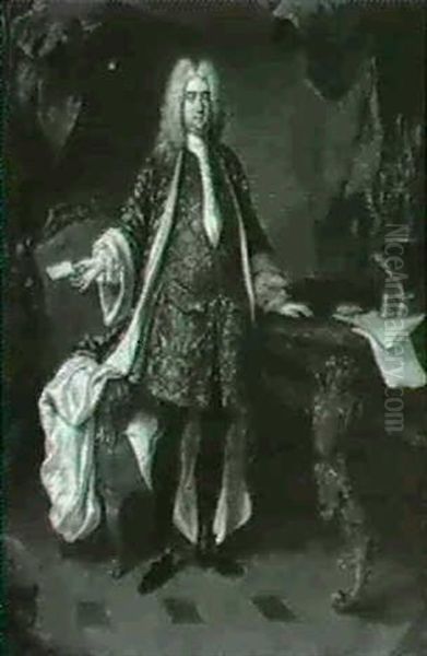 Portrait Of A Receiver-generalfull-length In An Interior - view 1