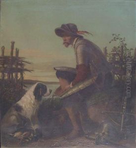 Don Quixote Waiting For Sancho Panza by Carel Frederik Ii Bendorp