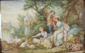 Le Nid (after Boucher) by Laure Levy