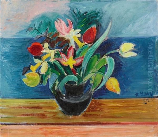 Blumenstraus In Schale - view 1