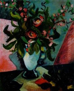 Stilleben Mit Blumenvase
