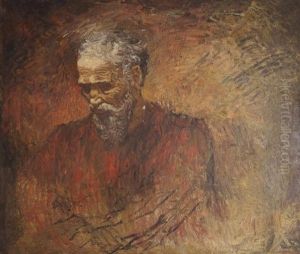 L'homme Au Nez Casse / Portait De Michel Ange by Lucien Levy-Dhurmer