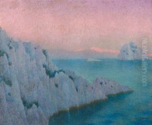 Les Calanques Au Coucher De Soleil