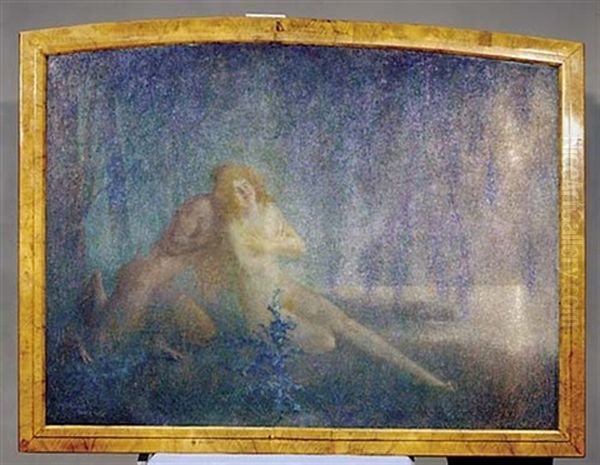 Conte Bleu - Wood Nymph With Satyr - view 1