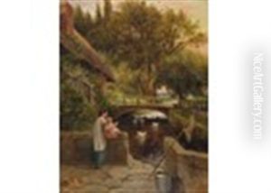 Waiting For Father by Charles James Lewis