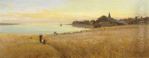 The Path Through The Cornfield by Charles James Lewis