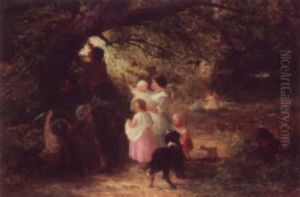 Children At Play by Charles James Lewis