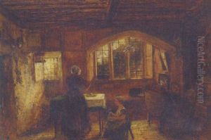 In The Kitchen by Charles James Lewis