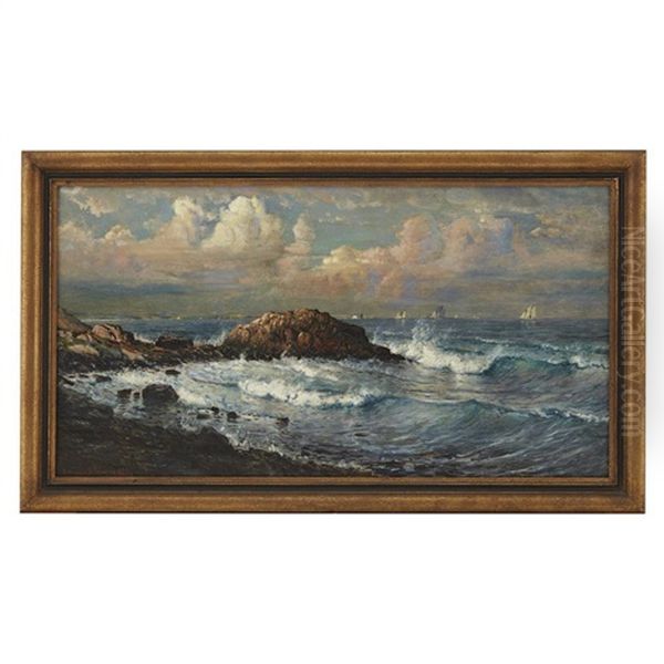 Waves Off A Rocky Coast - view 1