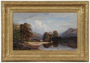 Landscape On The Delaware by Edmund Darch Lewis