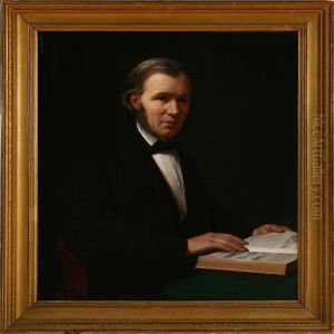 Portrait Of The Historian Lauritz Schebye Vedel Simonsen