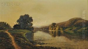 Path Along The River by Edmund Darch Lewis