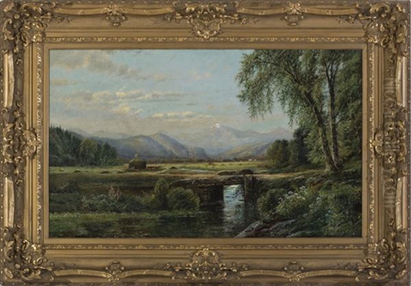 Mount Washington And The Saco River From The Intervale - view 1