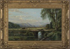 Mount Washington And The Saco River From The Intervale by Edmund Darch Lewis