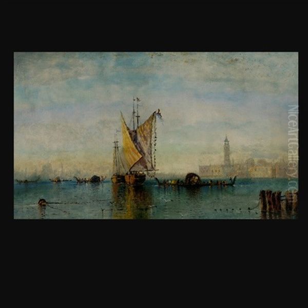 Traffic On The Lagoon, Venice - view 1