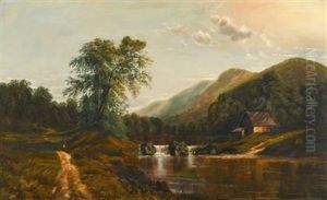 Fisherman On A Riverbank
