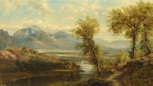 Valley Landscape by Edmund Darch Lewis