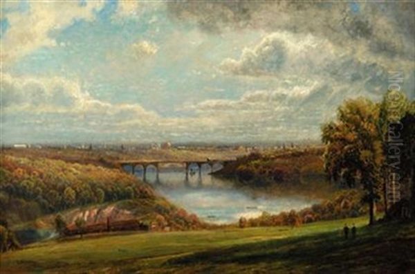 A View Of Philadelphia From Belmont - view 1