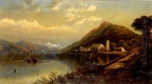 Evening On Lake Como by Edmund Darch Lewis
