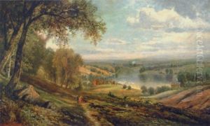 Valley Of Washington, Columbia County, New York by Edmund Darch Lewis