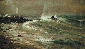 Crashing Waves by Edmund Darch Lewis