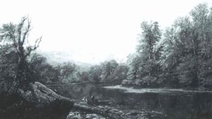 Hudson River Landscape by Edmund Darch Lewis