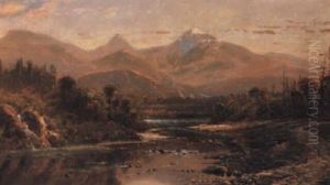 Autumn Mountain Landscape by Edmund Darch Lewis