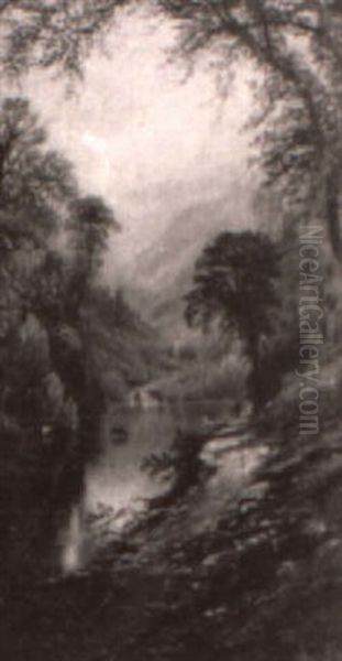 Hiker In Autumn - view 1