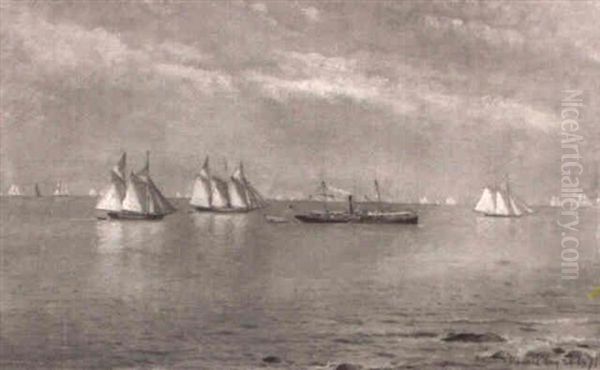 Yacht Racing Offshore And Committee Boat - view 1
