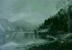 Valley Lake With Cows by Edmund Darch Lewis
