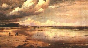 Seascape, Jersey Coast by Edmund Darch Lewis
