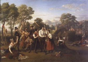 After The Harvest by George Robert Lewis