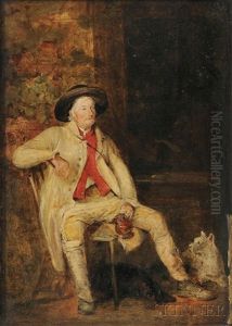 Old Farmer Or The Cottage Door by John Frederick Lewis