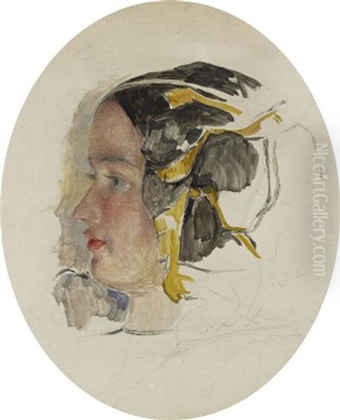 Head Of A Cairo Lady - view 1