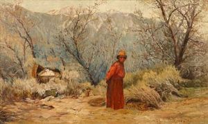 Indian Woman/basket
