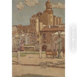 A Spanish Town by Morland Lewis