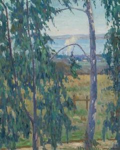 Looking Through The Trees by Phillips Frisbee Lewis