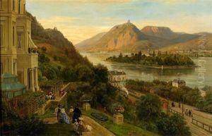 Sommaridyll Vid Rhenfloden by Henry Lewis