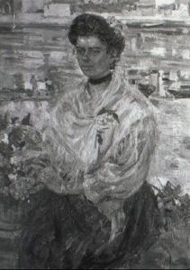 La Marchande De Fleurs, St. Jean De Lutz by Raphael Lewisohn