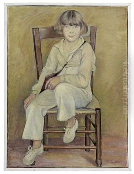 Portrait D'enfant Assis - view 1