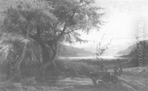 Bodenseelandschaft Am Abend - view 1